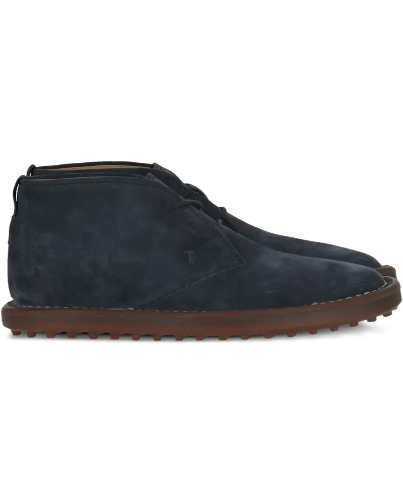 TOD'S Stiefel aus Wildleder - Grau Grau