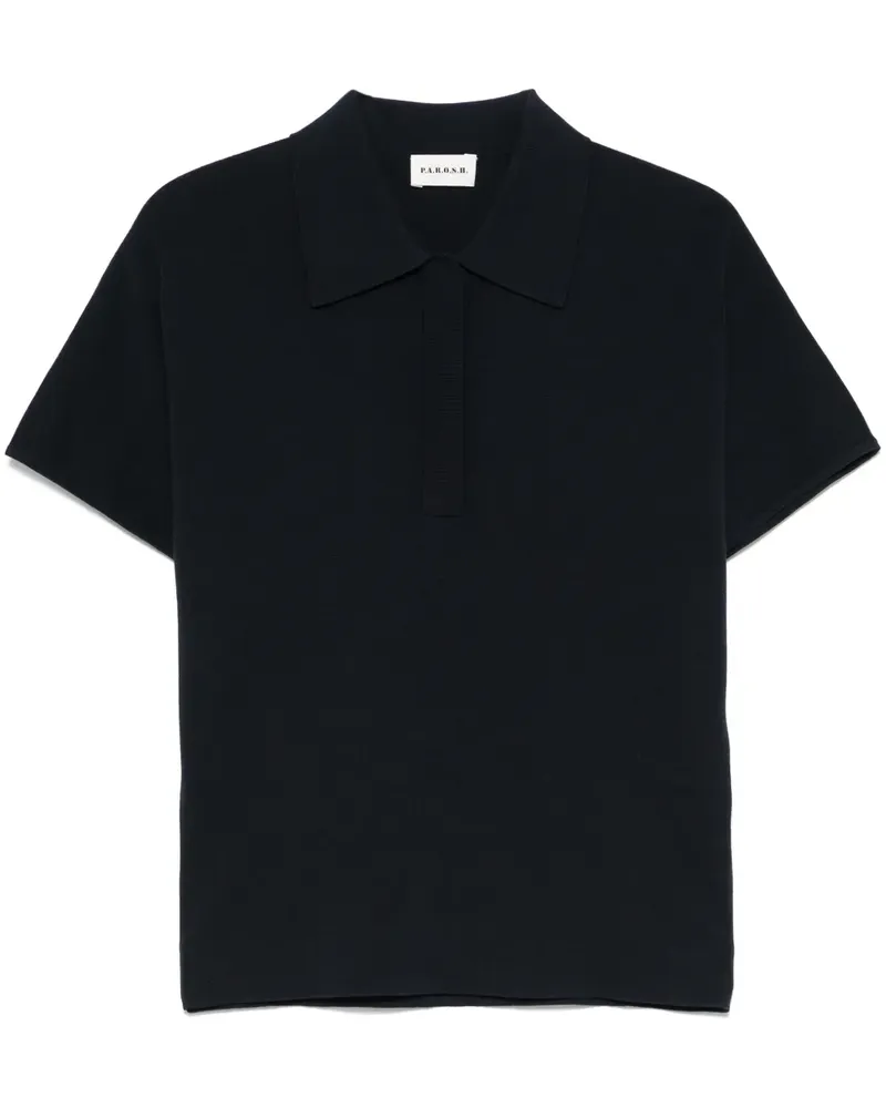 P.A.R.O.S.H. P.A.R.O H. Cipria Poloshirt - Blau Blau