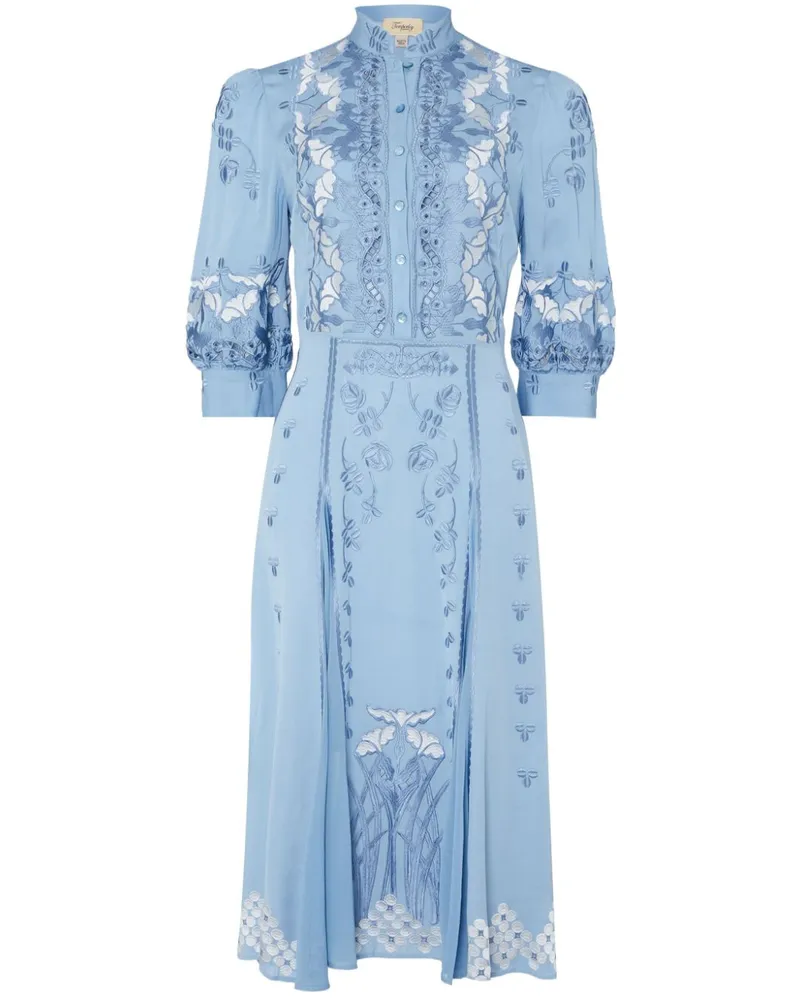 Temperley London Daphne Midikleid - Blau Blau