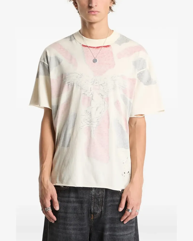 REPRESENT Flag T-shirt - Nude Nude
