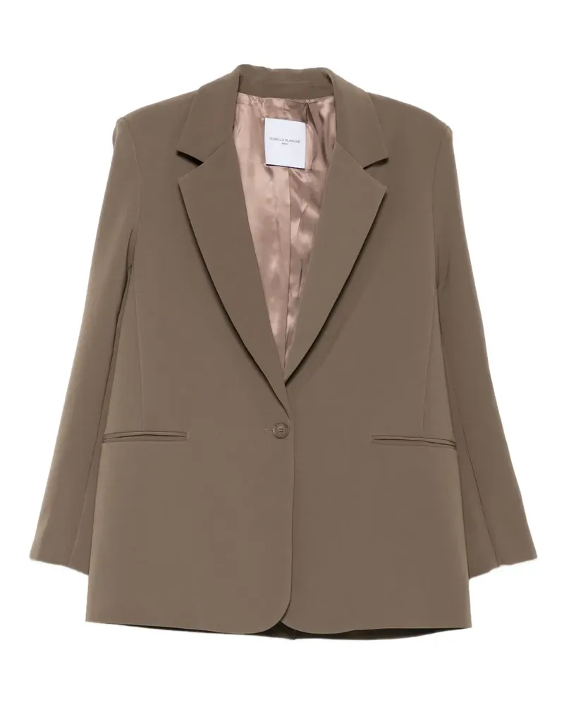 Isabelle Blanche single-breasted blazer - Braun Braun