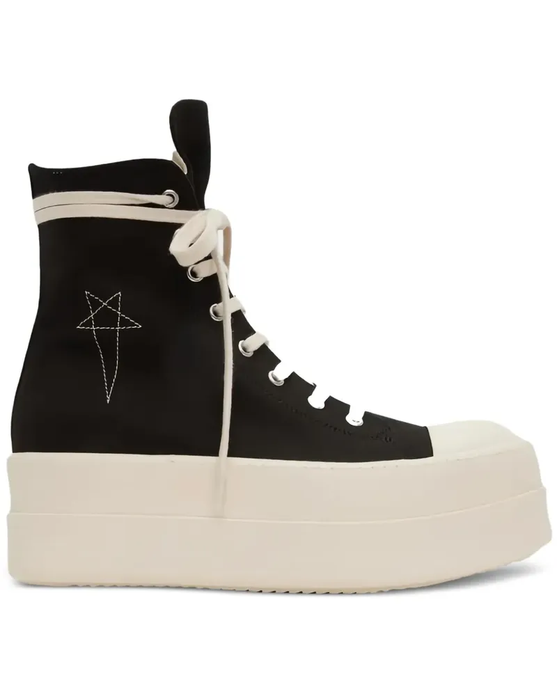DRKSHDW by Rick Owens Double Bumper Sneakers mit Plateau - Schwarz Schwarz