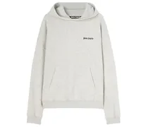 Hoodie mit Logo-Stickerei - Grau