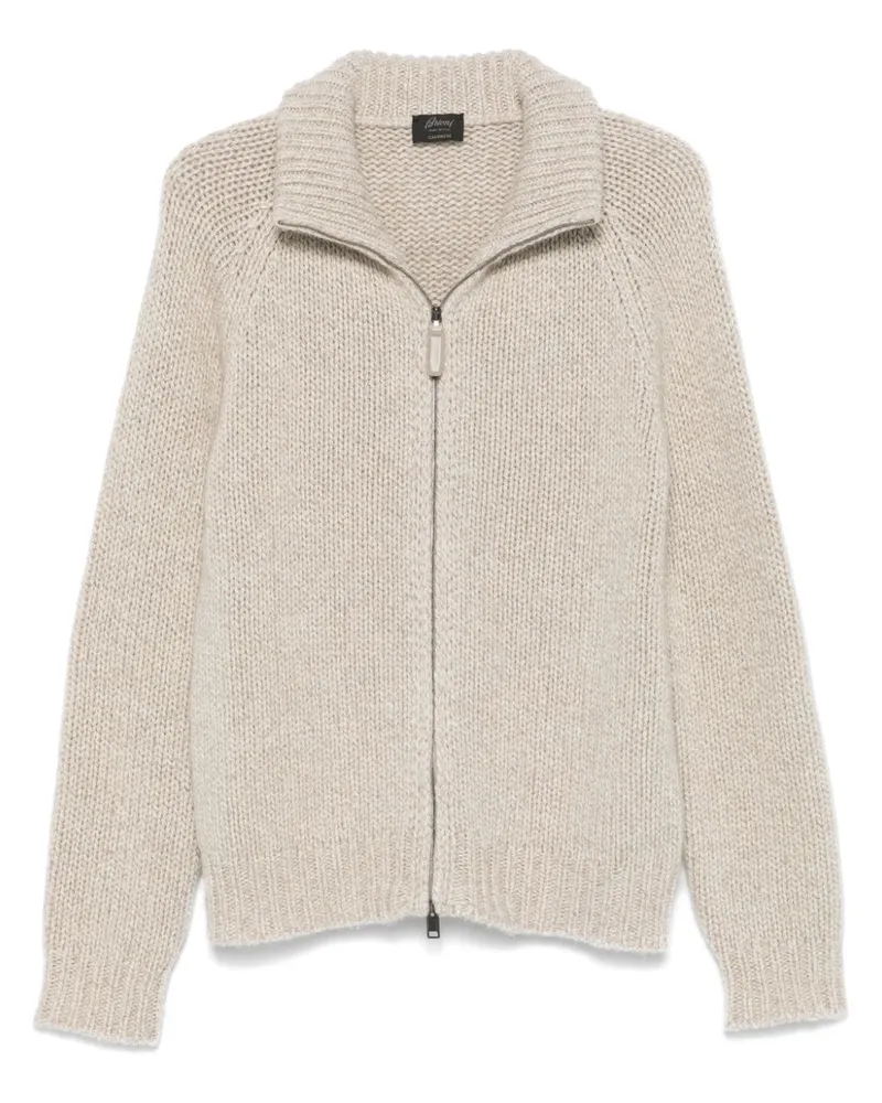 Brioni Cardigan aus Kaschmir - Nude Nude