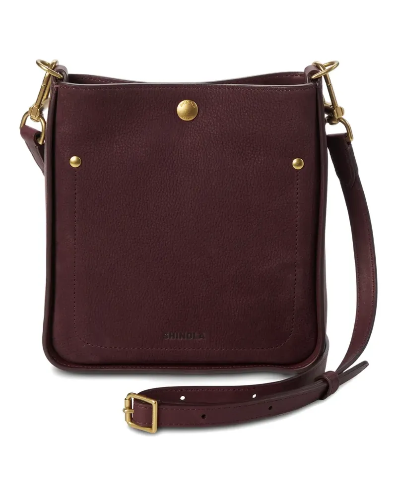 SHINOLA Schultertasche aus Leder - Rot Rot