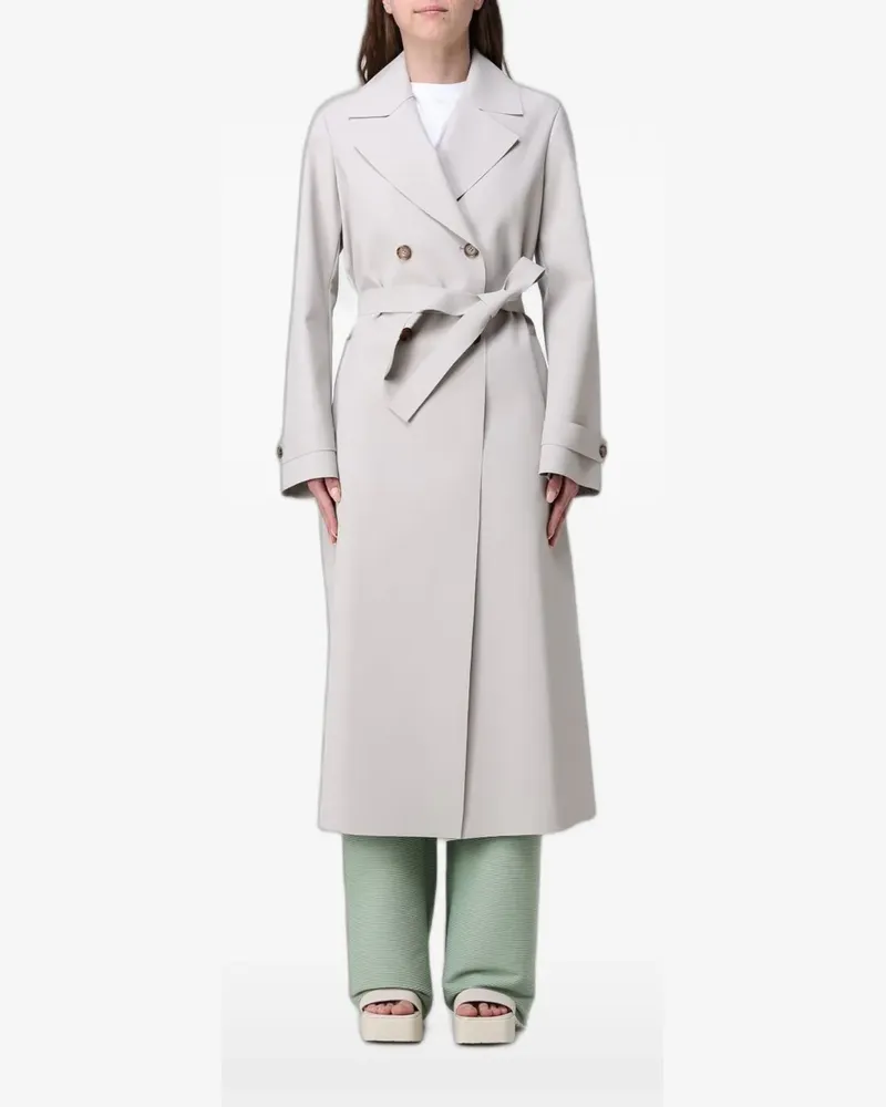 Max Mara double-breasted trench coat - Nude Nude