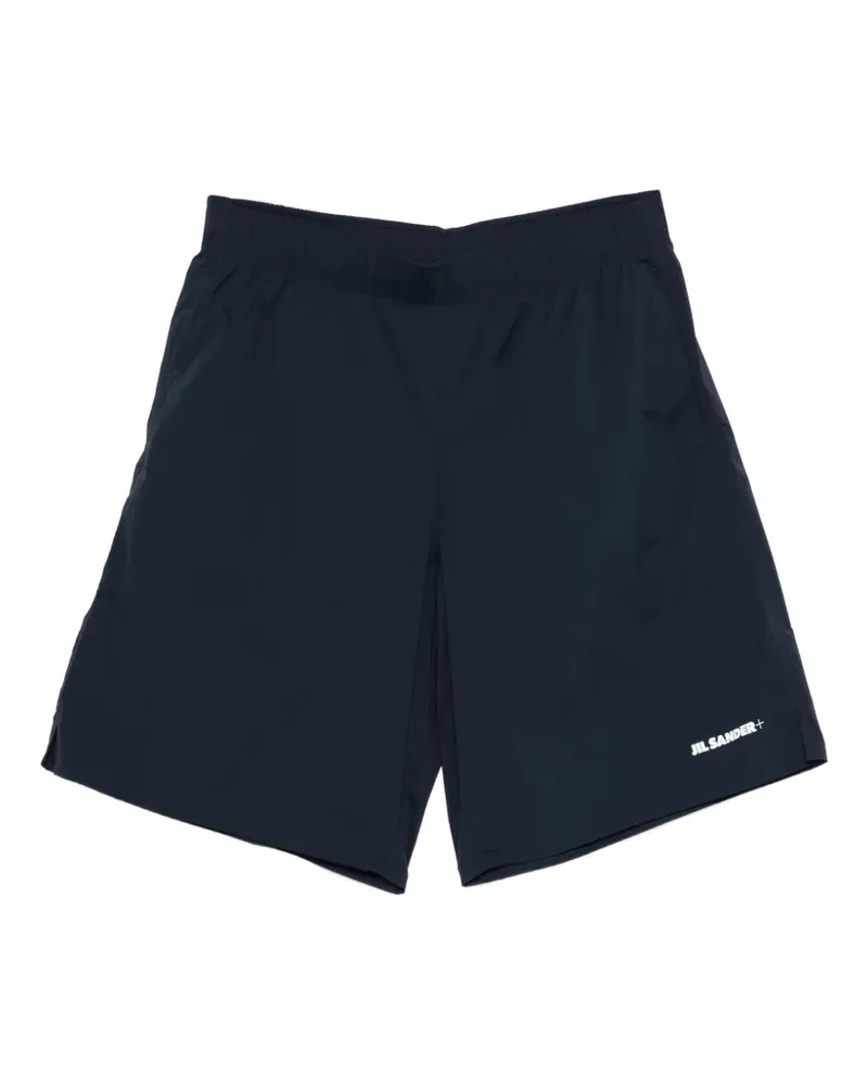 Jil Sander Badeshorts mit Logo - Blau Blau