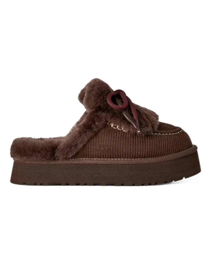 UGG Disquette Heritage platform slippers - Braun Braun