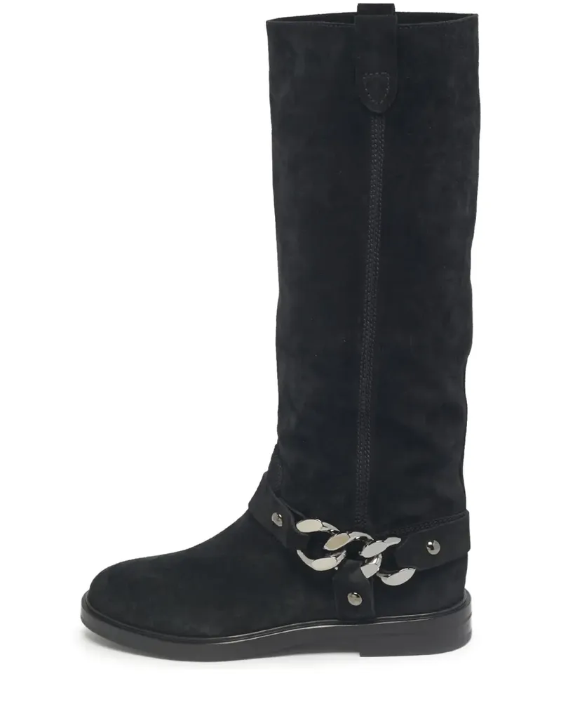 Casadei Kniehohe Stiefel - Schwarz Schwarz