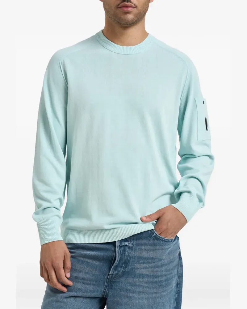 C.P. Company sleeve pocket crewneck sweater - Blau Blau