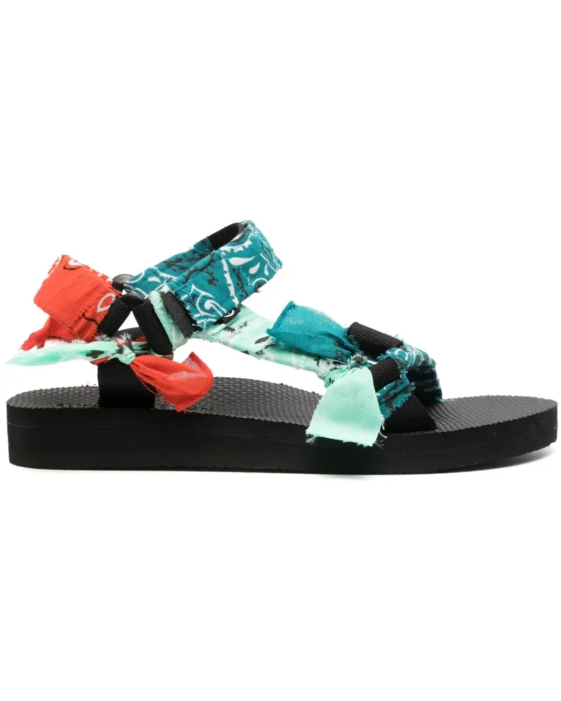 Arizona Love Trekky Mix Sandalen mit Bandana-Print - Blau Blau