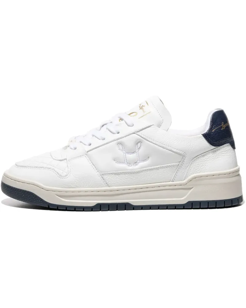 Leandro Lopes Tony Sneakers mit Logo-Stickerei - Weiß Weiß