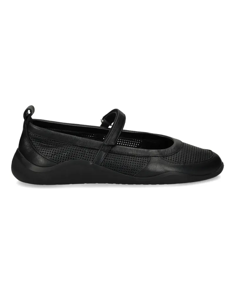 Vic Matié perforated leather ballet flats - Schwarz Schwarz