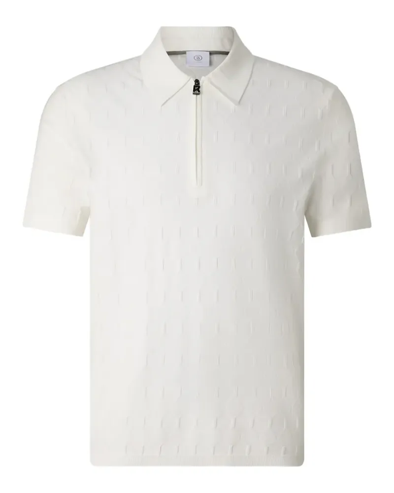 Bogner Maxim Poloshirt aus Wabenstrick - Weiß Weiß