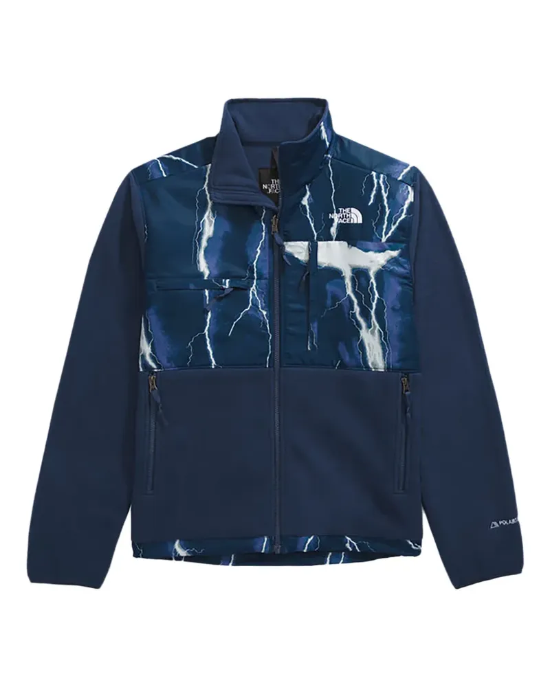 The North Face Denali lightning-print jacket - Blau Blau