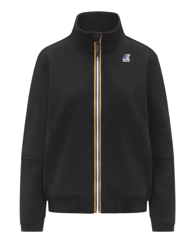 K-Way Pepin Sweatshirt mit Stehkragen - Schwarz Schwarz
