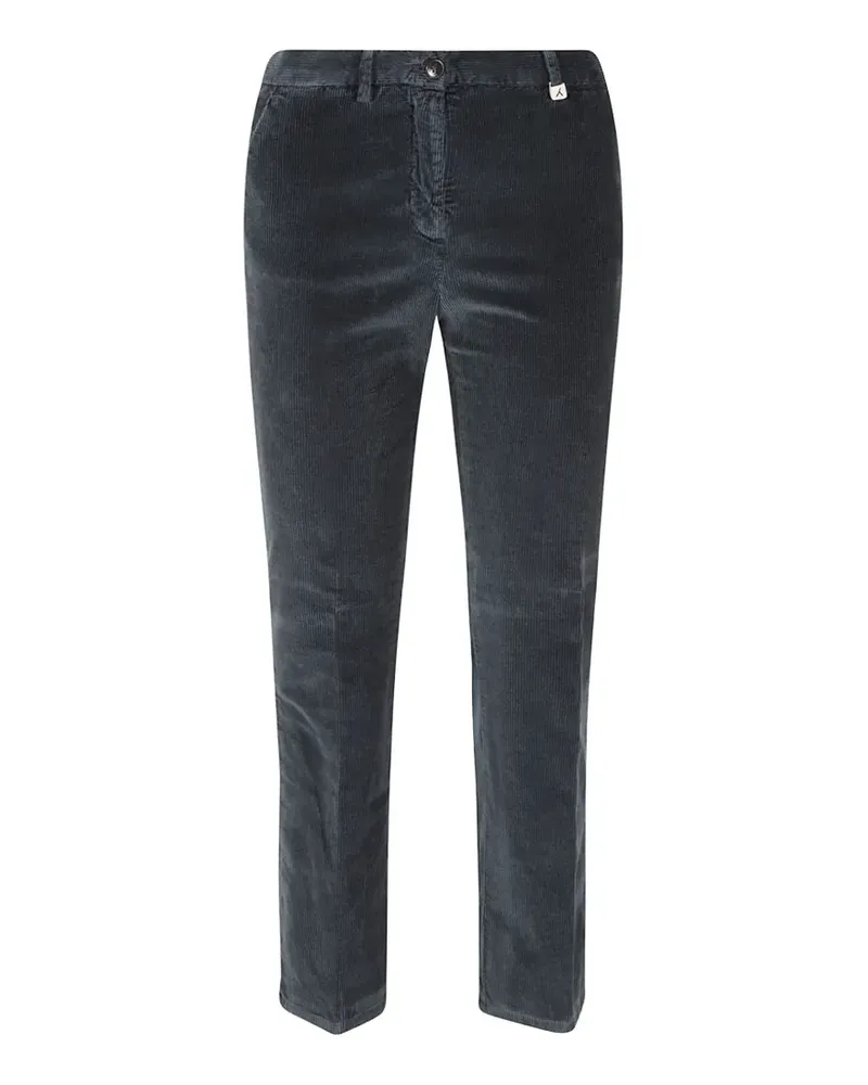 MYTHS Gerade Hose mit Cord-Effekt - Grau Grau
