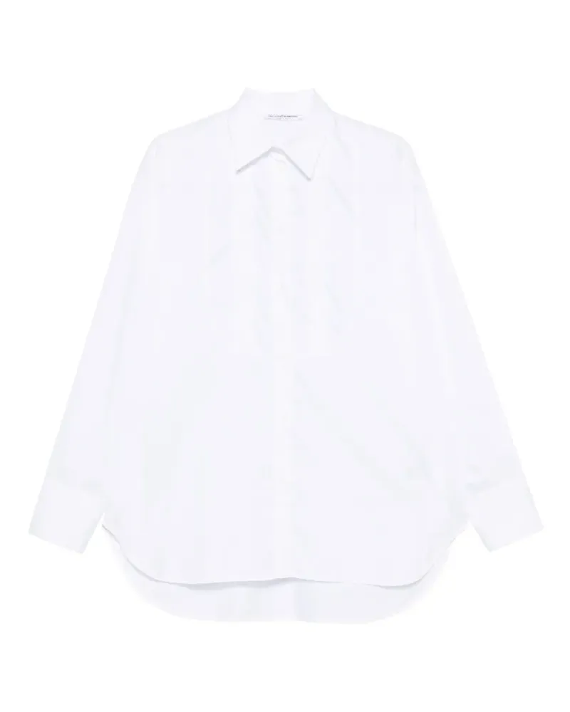 Ermanno Scervino pintuck-detail oversized shirt - Weiß Weiß