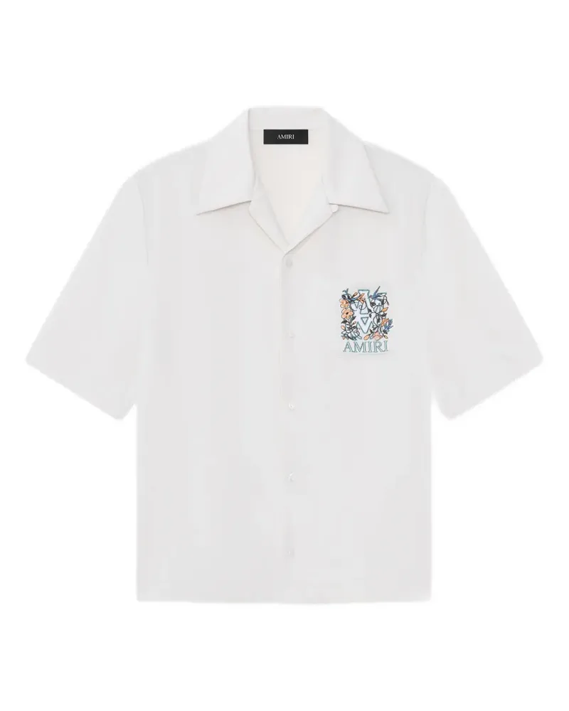 Amiri Hemd mit Logo-Print - Weiß Weiß
