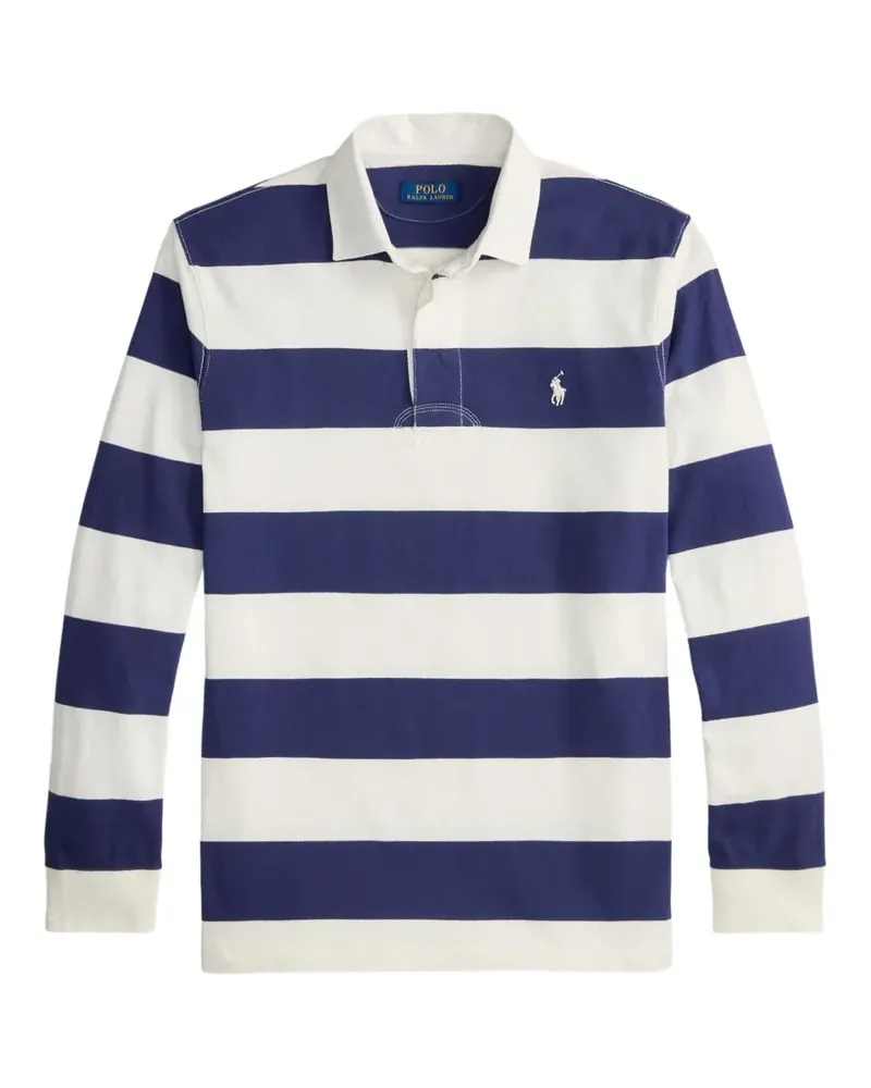 Ralph Lauren Gestreiftes Rugby-Shirt - Blau Blau