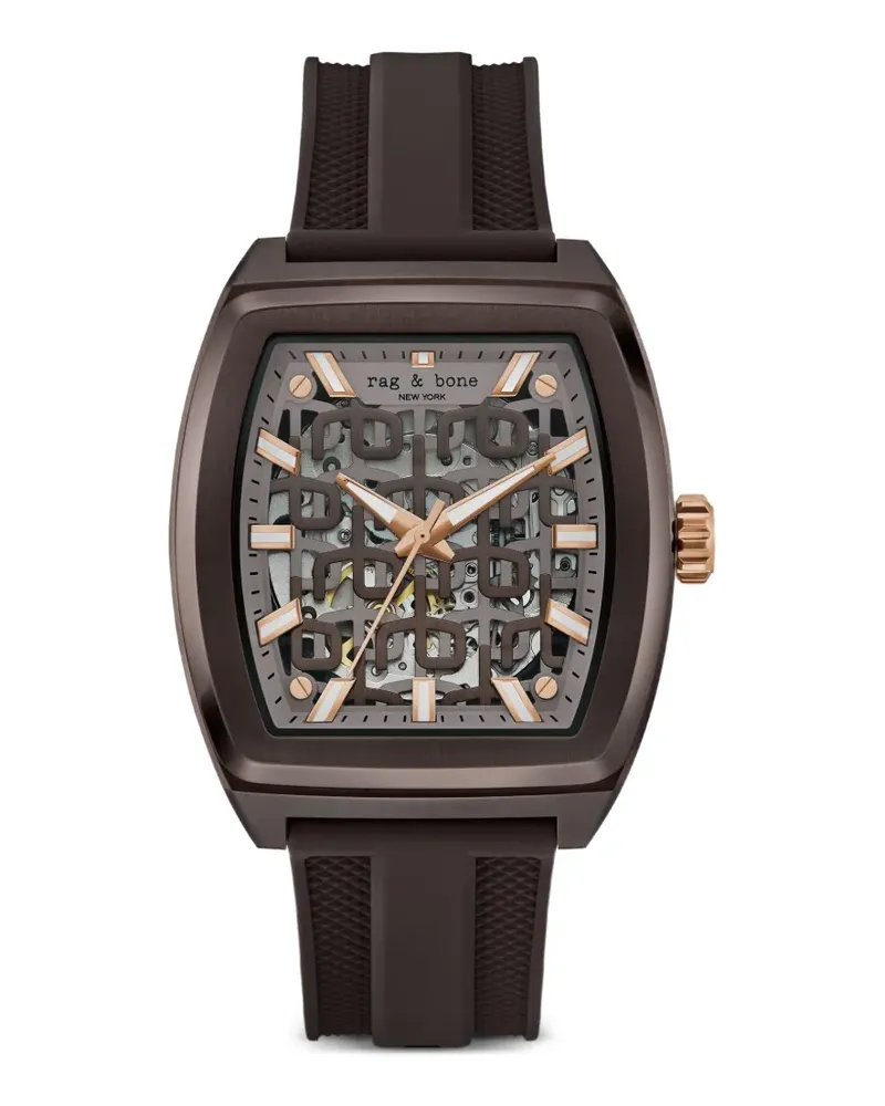 Rag & Bone Mercer Tonneau Armbanduhr 41mm - Braun Braun