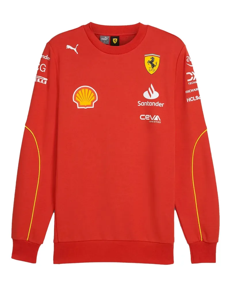 Puma Ferrari team crew neck sweatshirt - Rot Rot