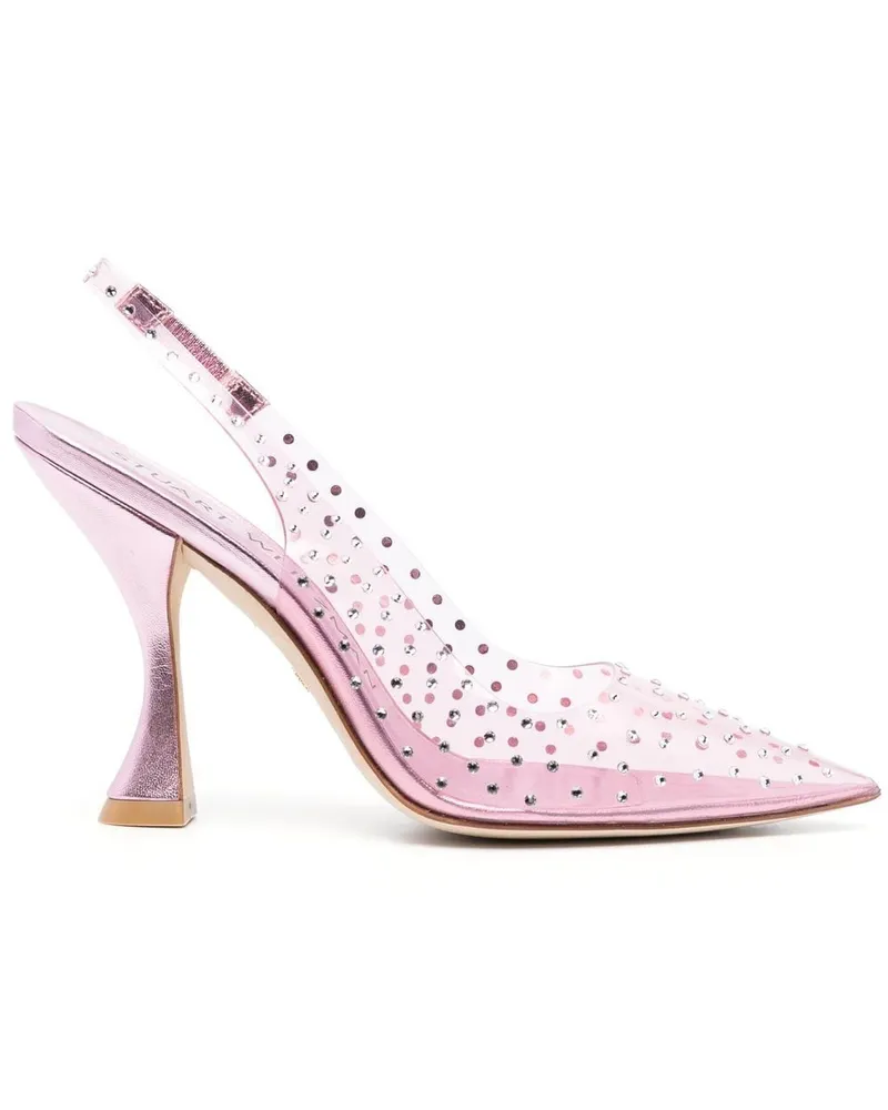 Stuart Weitzman Pumps mit Kristallen - Rosa Rosa