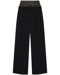 Stella McCartney Hose mit Kristallbund Schwarz