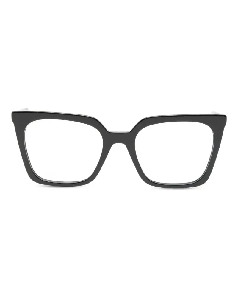Carolina Herrera New York Brille mit eckigem Gestell - Schwarz Schwarz