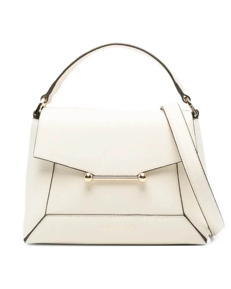 Strathberry nano Mosaic tote bag - Nude Nude