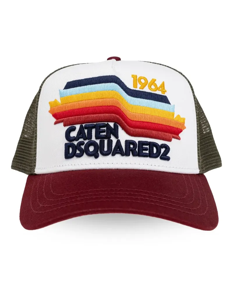 Dsquared2 Baseballkappe mit Logo-Stickerei - Grün Grün