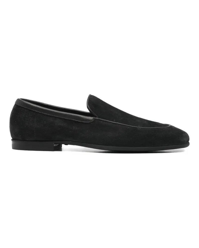 John Lobb flat leather loafers - Schwarz Schwarz