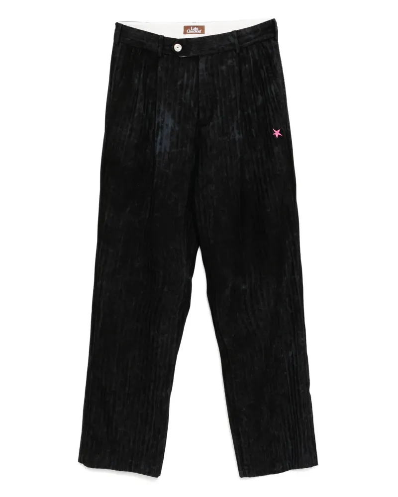 Stain Shade Hose mit Bleach-Effekt - Grau Grau