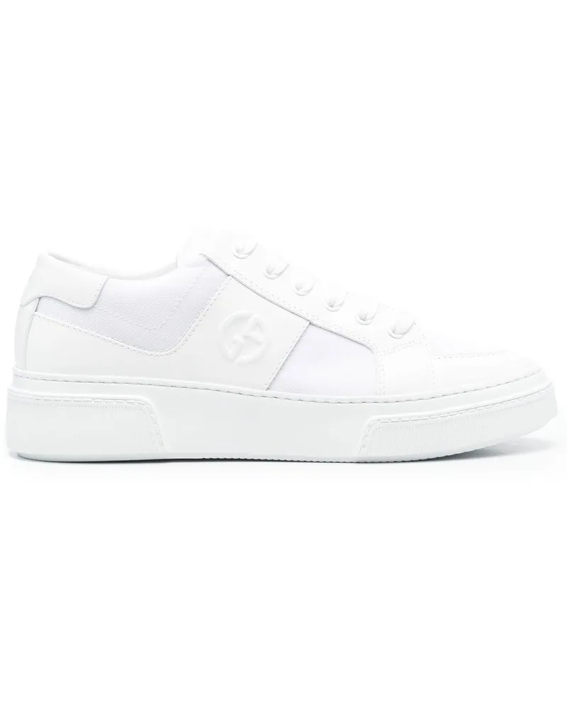 Giorgio Armani Klassische Sneakers - Weiß Weiß