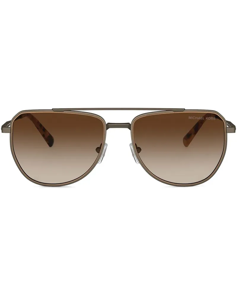 Michael Kors Whistler Sonnenbrille - Silber Silber