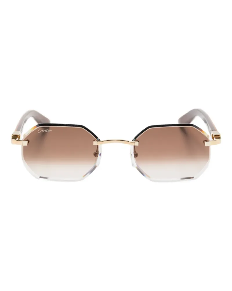 Cartier C Décor sunglasses - Gold Gold