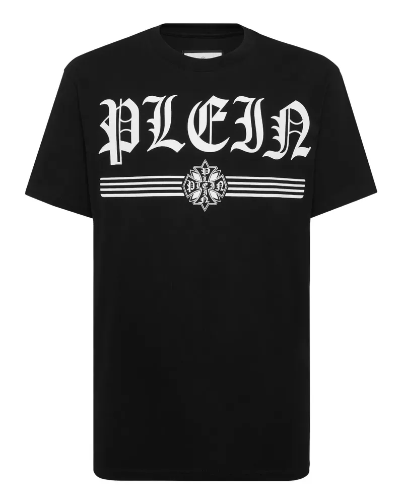 Philipp Plein T-Shirt mit grafischem Print - Schwarz Schwarz