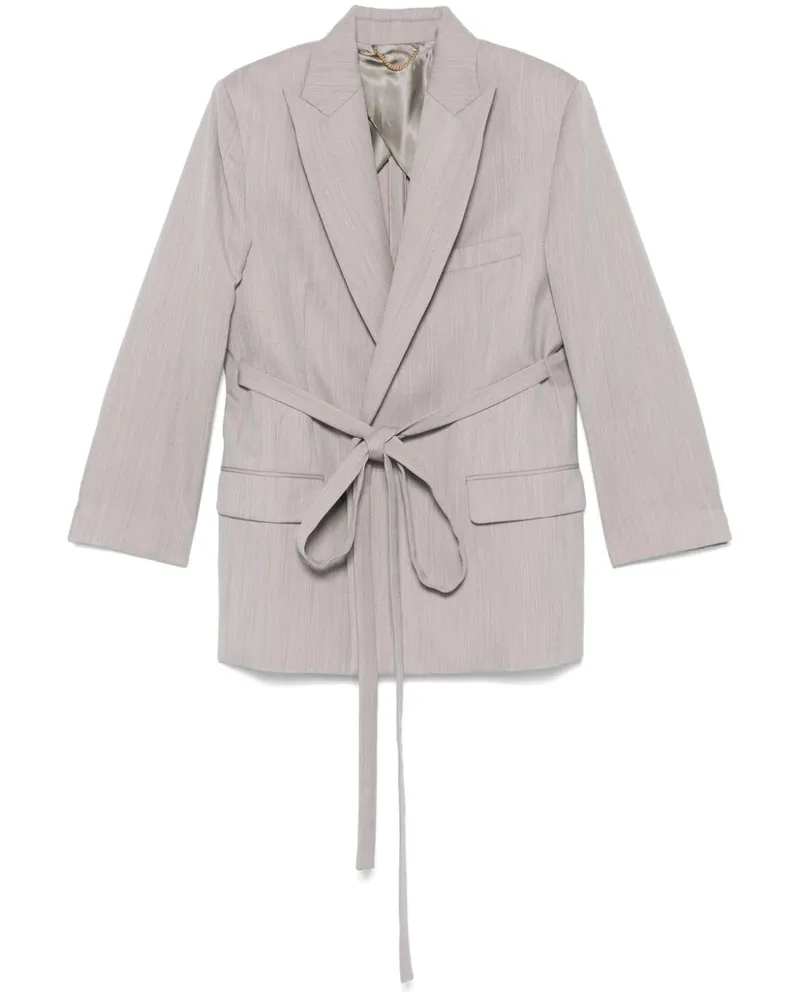 Victoria Beckham Blazer mit Gürtel - Violett Violett