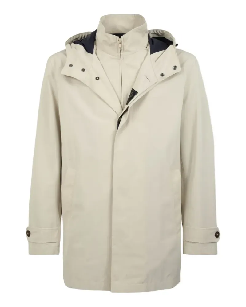 Fay Morning parka hooded jacket - Nude Nude