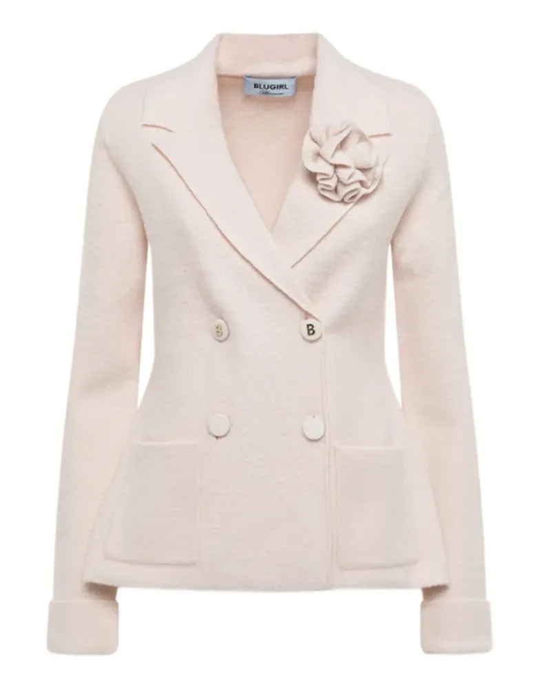 Blumarine jacquard blazer - Rosa Rosa