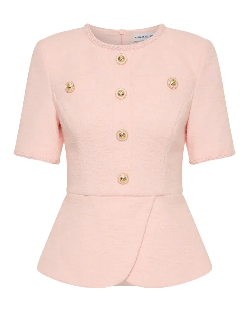 Rebecca Vallance Elvie peplum top - Rosa Rosa