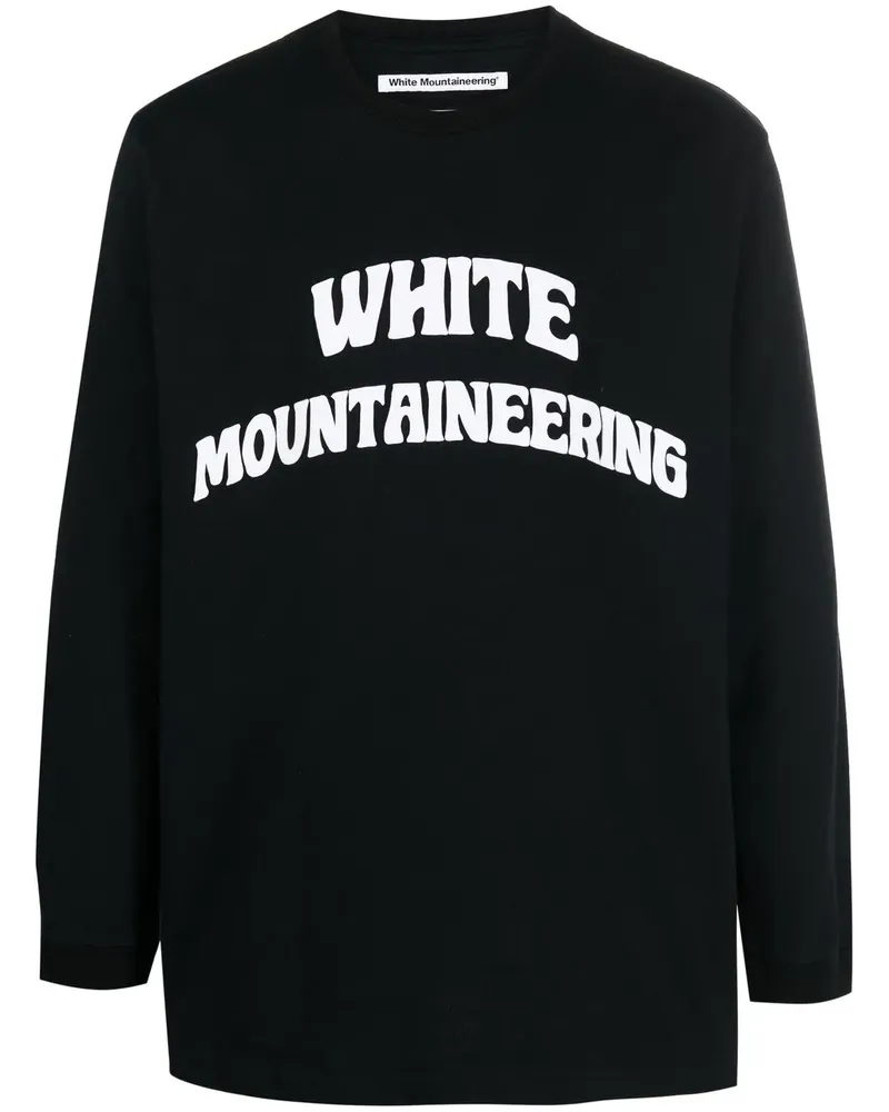 White Mountaineering Sweatshirt mit Logo-Print - Schwarz Schwarz