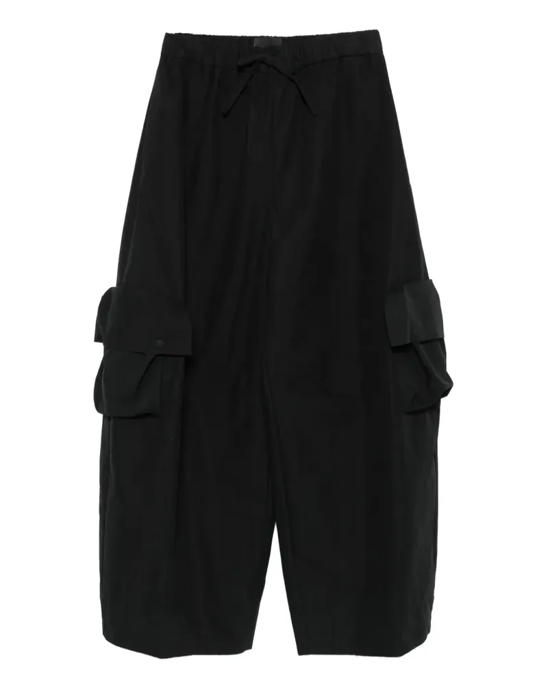 Simone Rocha Hose mit Kordelzug und Taschen - Schwarz Schwarz