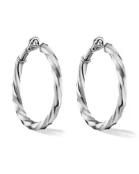 David Yurman Cable Edge Creolen aus Silber