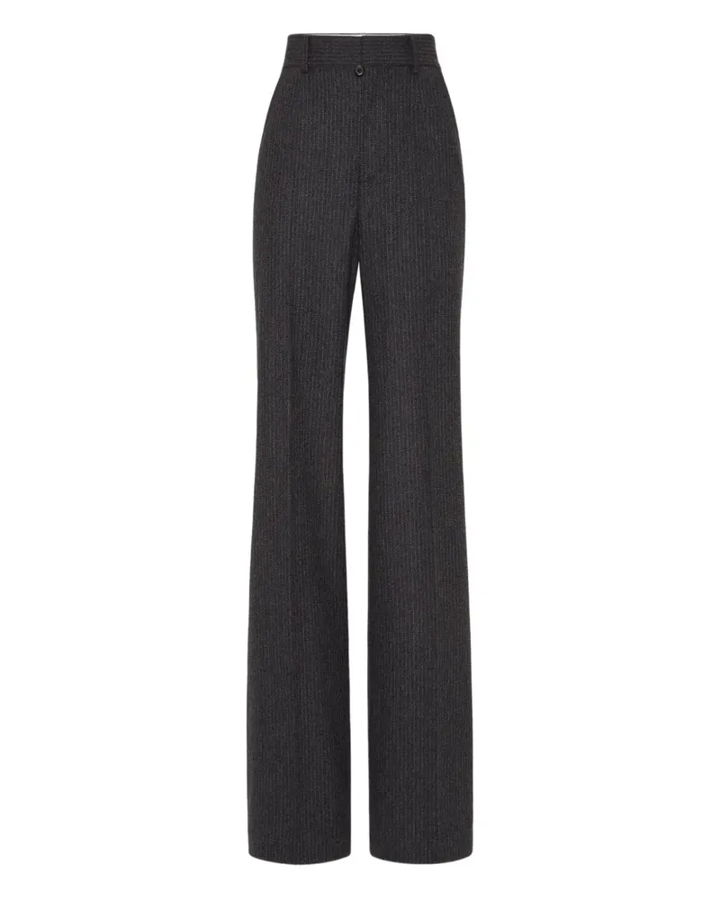 Dsquared2 Ausgestellte High-Waist-Hose - Grau Grau