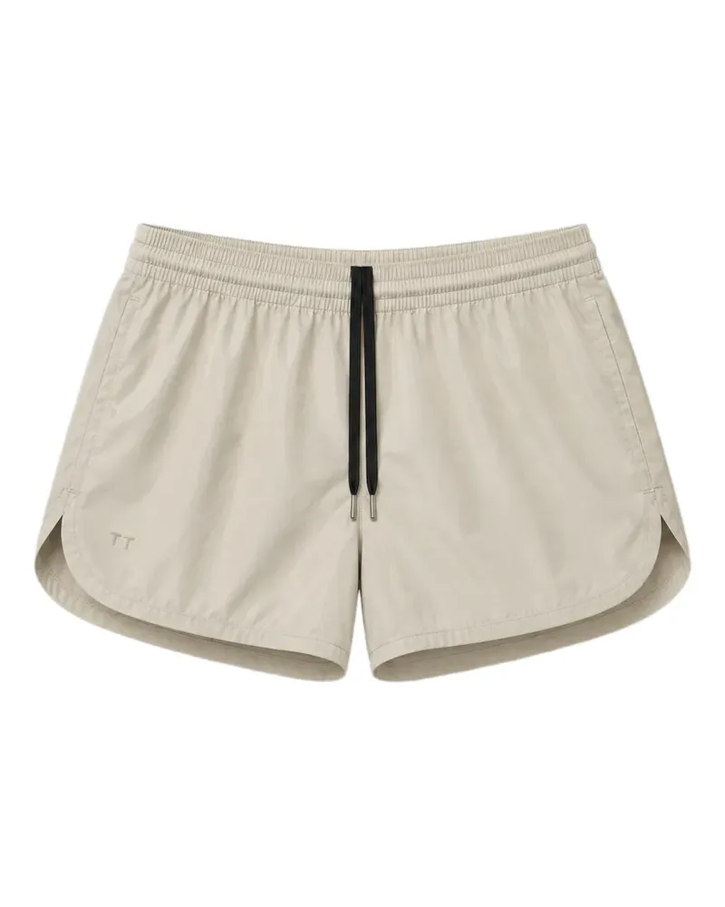 TRUE TRIBE drawstring-waist swim shorts - Nude Nude