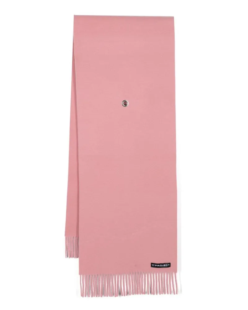 Y/PROJECT Schal mit Fransen - Rosa Rosa