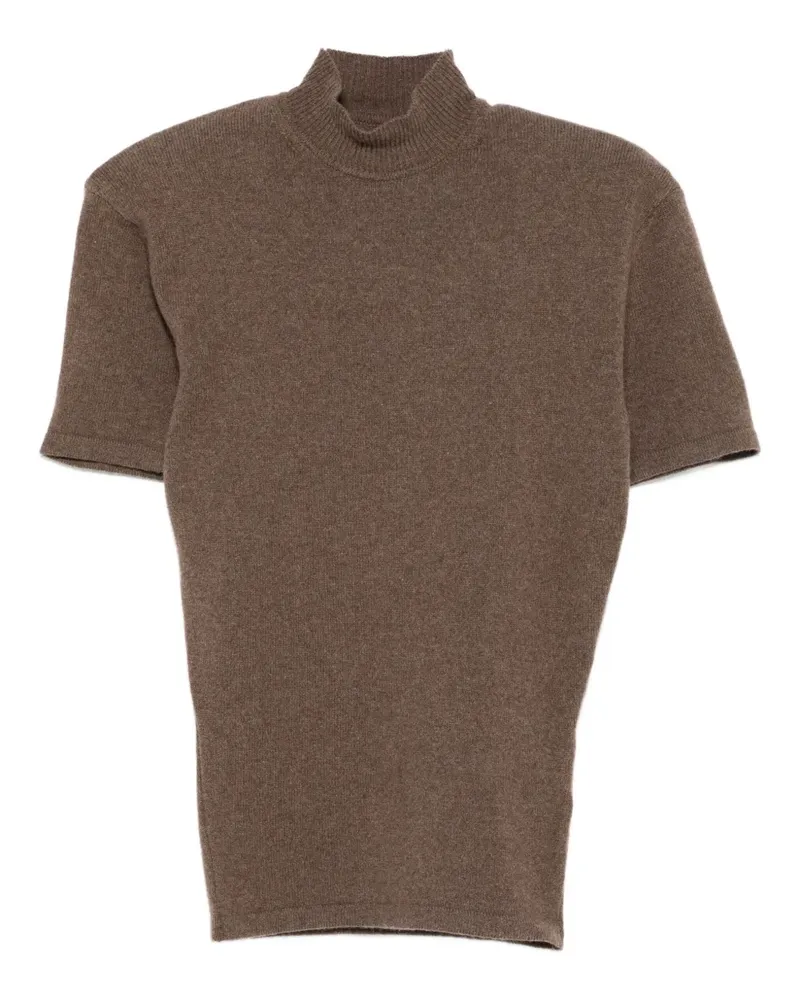 Jacquemus Oberteil mit Stehkragen - Braun Braun