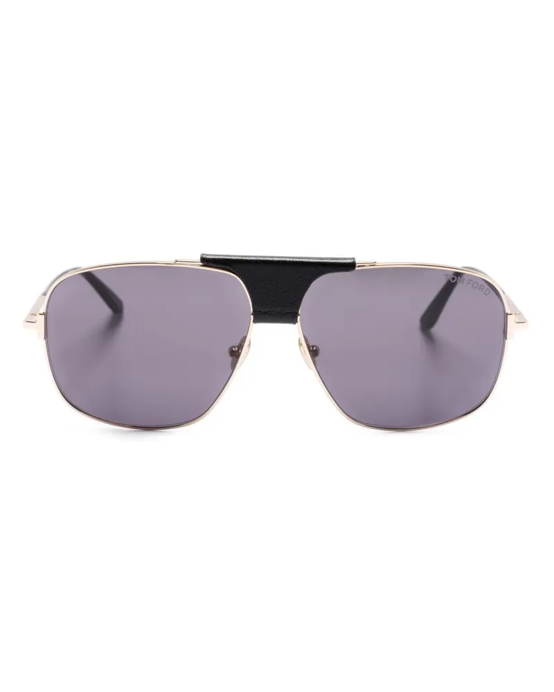 Tom Ford Tex Pilotenbrille - Schwarz Schwarz