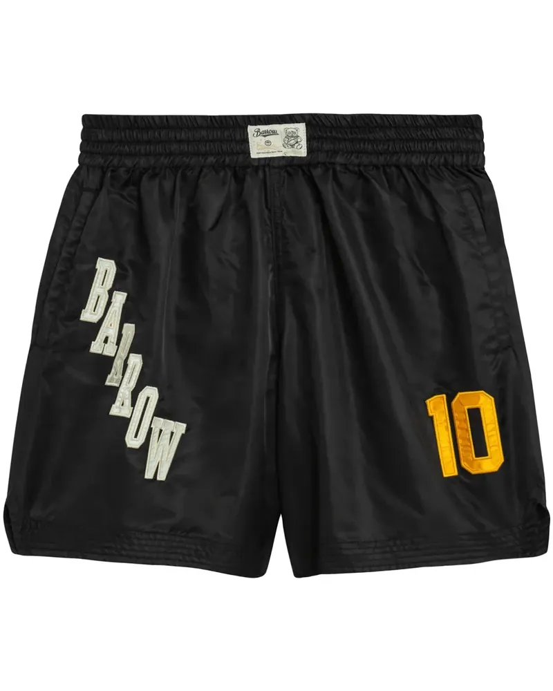 BARROW Shorts mit Logo-Stickerei - Schwarz Schwarz